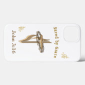 聖書聖句救by Grace Case-Mate iPhoneケース (裏面 (横))