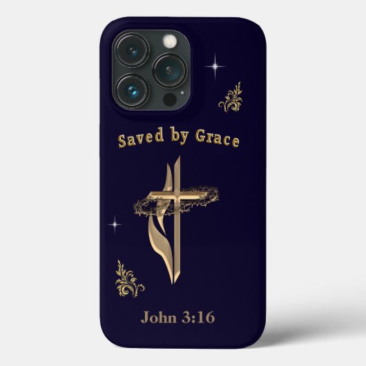 聖書聖句救by Grace Case-Mate iPhoneケース (裏面)