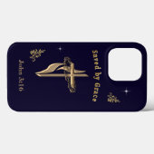 聖書聖句救by Grace Case-Mate iPhoneケース (裏面 (横))