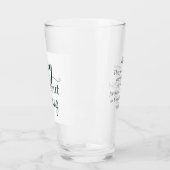 聖書聖句祈キリスト教祈りの言葉緑と白 タンブラーグラス (左)