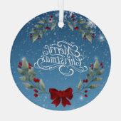 聖書聖句 ガラスオーナメント (裏面)