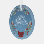 聖書聖句 ガラスオーナメント (正面左)