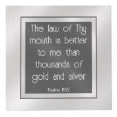 聖書聖句 フォトキューブ (正面)