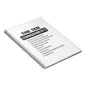 聖書聖書聖書十戒 ノートブック (右側)