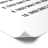 聖書聖書聖書十戒 ポスター (角)