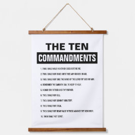 聖書聖書聖書十戒 吊り下げ型タペストリー
