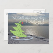 聖書聖降誕祭の聖句を知り続ける シーズンポストカード (正面/裏面)