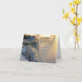 聖書詩イザヤ9:6-7クリスマスカード カード (黄色い花)