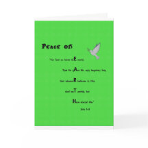 聖書詩クリスマスカード – ジョン3:16