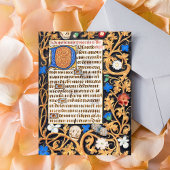 聖書詩篇114中世写本 – 森メメント ポストカード