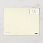 聖書詩篇33:12 ヴィンテージアメリカ国旗ポストカード ポストカード (裏面)