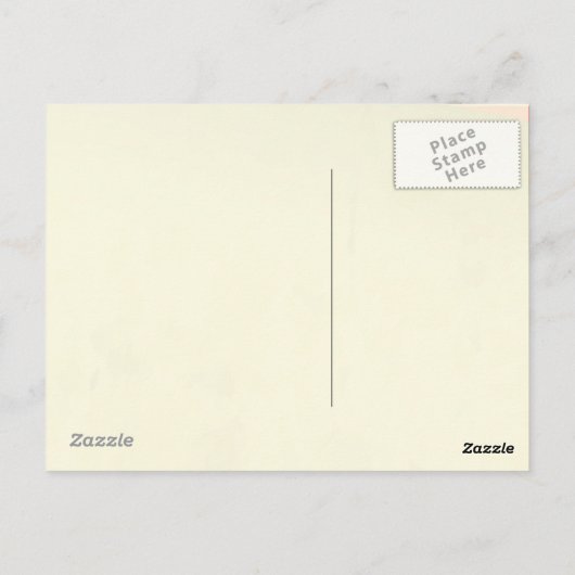 聖書詩篇33:12 ヴィンテージアメリカ国旗ポストカード ポストカード (裏面)