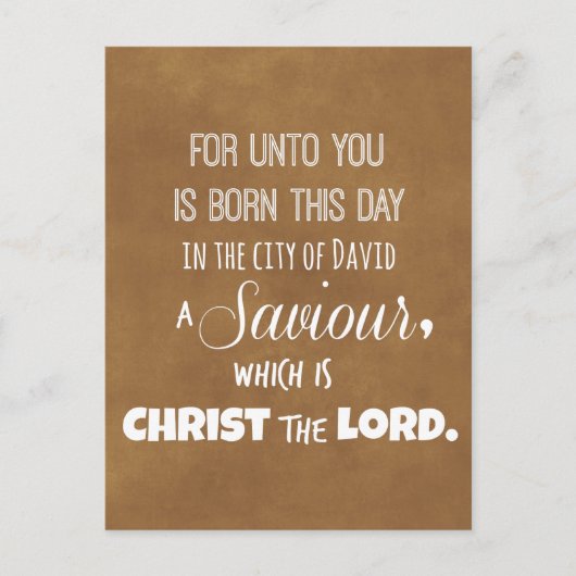 聖書詩 シーズンポストカード (正面)