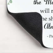 聖書詩Psalm 91ユーカリリースキリスト教 マウスパッド (コーナー)