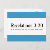 聖書読の啓示3時20分 ポストカード (正面/裏面)