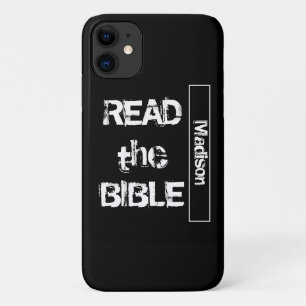 聖書読の白黒 iPhone 11 ケース