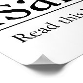 聖書読イザヤ41:10 ポスター (角)