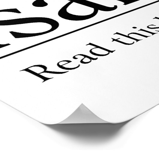 聖書読イザヤ41:10 ポスター (角)