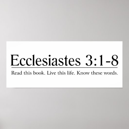 聖書読聖書第3章1-8節 ポスター (正面)