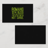 聖書賛美のイエス・クリスティアを迫害する人々 名刺 (正面/裏面)