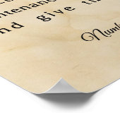 聖書賛美の聖書巻 ポスター (角)