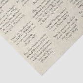 聖書雑誌のアンティーク紙の詩編 薄葉紙 (詳細)
