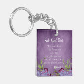 聖書魅力的の詩がまず神を求める キーホルダー (正面左)