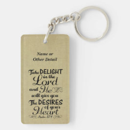 聖書37 4の詩に喜びを キーホルダー