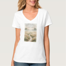 聖書 エレミヤ 29:11 キリスト教の女性用VネックTシャツ Tシャツ