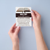 聖書、キリスト教聖書クラス広告チラシ チラシ (手)