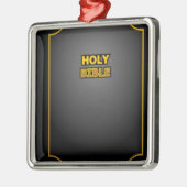 聖書 メタルオーナメント (左)