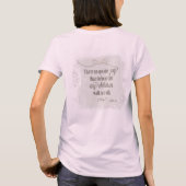 聖書 - 母への最高の喜び Tシャツ (裏面)