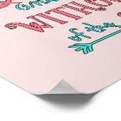 聖書、箴言31:25、彼女は強い服を着ている ポスター (角)