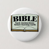 聖書 缶バッジ (正面)