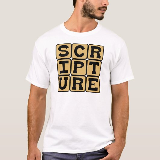 聖書、聖書研究 Tシャツ (正面)