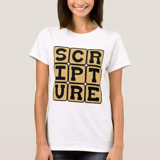聖書、聖書研究 Tシャツ (正面)