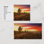 聖書 – 賢人 – The Magi arrive 1920 名刺 (正面/裏面)