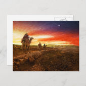 聖書 - 賢者 - 東方三博士が到着 1920 ポストカード (正面/裏面)