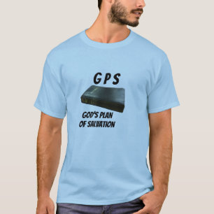 聖書- GPS -神の救助の計画 Tシャツ