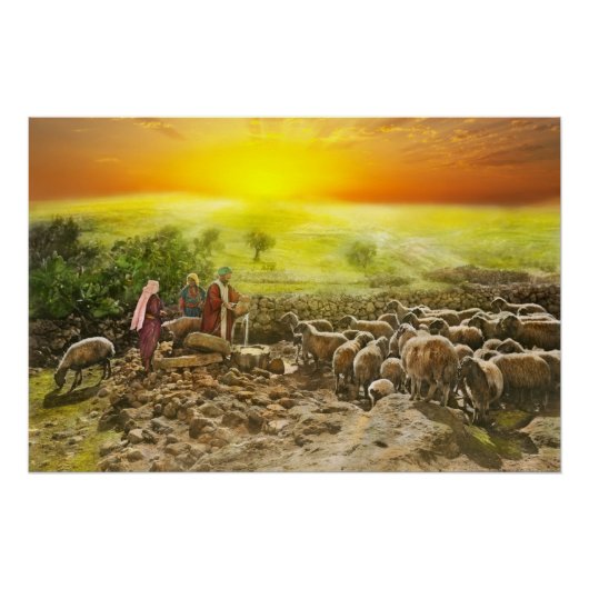 聖書 – Psalm 23 - My cup runnth over 1920 ポスター (正面)