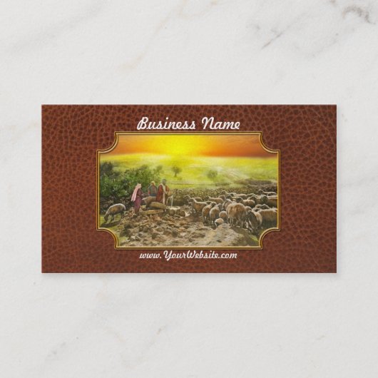 聖書 – Psalm 23 - My cup runnth over 1920 名刺 (正面)