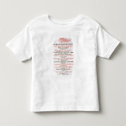 聖書、Vol. I. 1681年 トドラーTシャツ (正面)