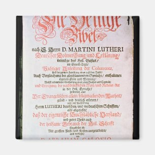 聖書、Vol. I. 1681年 マグネット