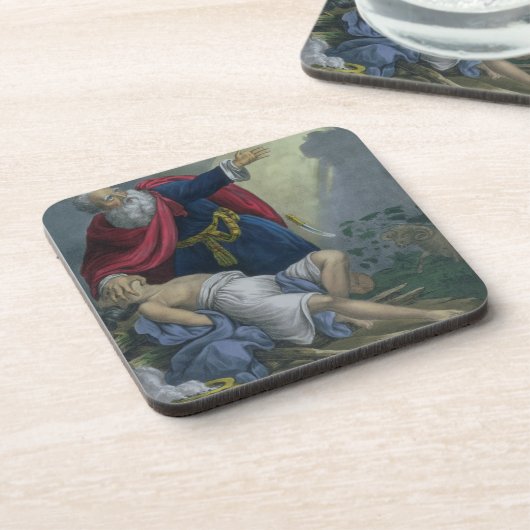 聖書prからの彼の息子アイザックの上で、提供しているアブラハム コースター (左側)