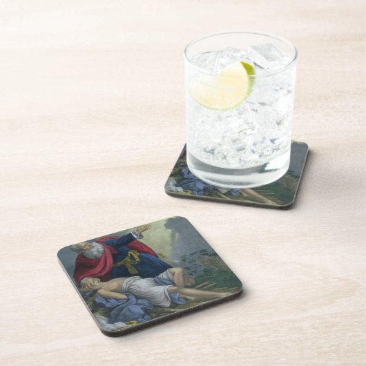 聖書prからの彼の息子アイザックの上で、提供しているアブラハム コースター (右側)