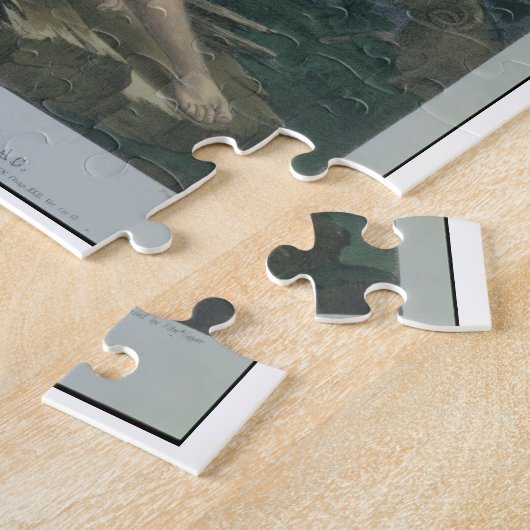 聖書prからの彼の息子アイザックの上で、提供しているアブラハム ジグソーパズル (側面)