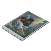 聖書prからの彼の息子アイザックの上で、提供しているアブラハム ノートブック (左側)