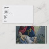 聖書prからの彼の息子アイザックの上で、提供しているアブラハム 名刺 (正面/裏面)