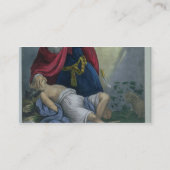 聖書prからの彼の息子アイザックの上で、提供しているアブラハム 名刺 (裏面)