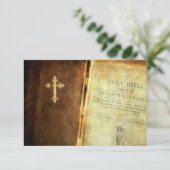 聖書RSVPおよび入場の選択 出欠カード (スタンド正面)